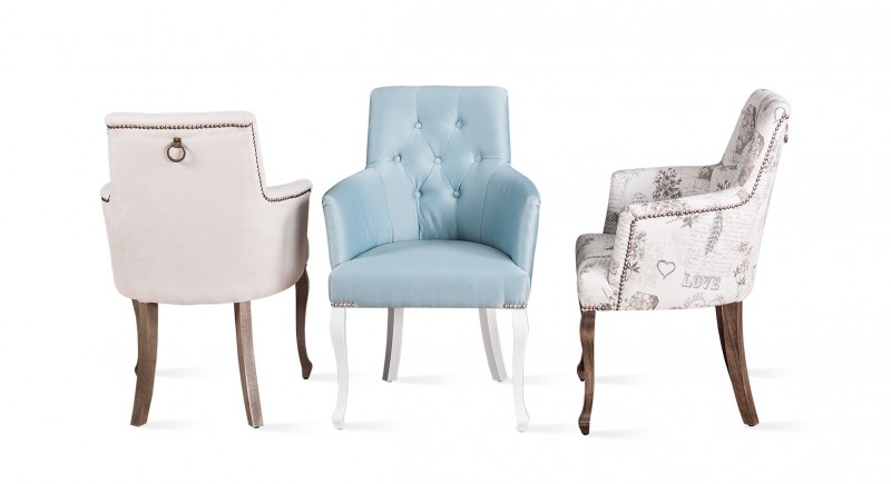 Upholstered armchair LUX